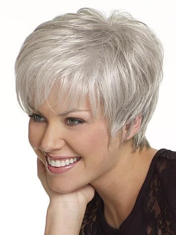 Straight Human Hair Capless 120% Short Wigs Popswig Heat Resistant Natural Looking Daily Party Wigs Cosplay Wigs with Natural Bangs with Free Wig Cap