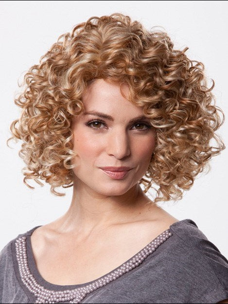 Popswig Human Hair Curly Capless 12 Inches 120% Wigs